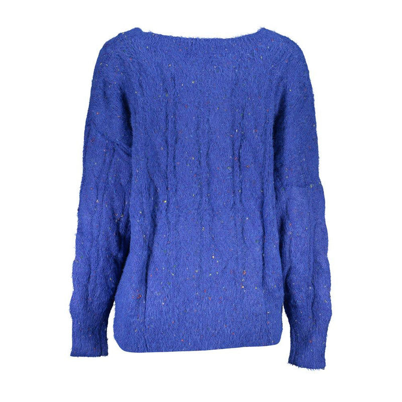 Desigual Blue Polyester Sweater - Stylish and Comfortable