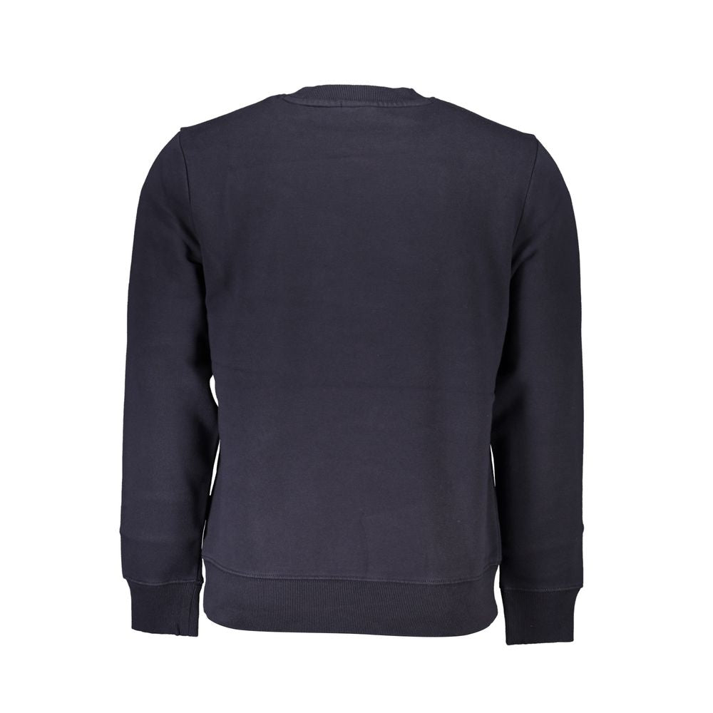 Napapijri Blue Cotton Men Sweater - Comfortable and Stylish