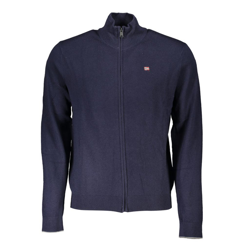 Napapijri Blue Fabric Sweater - Stylish and Comfortable