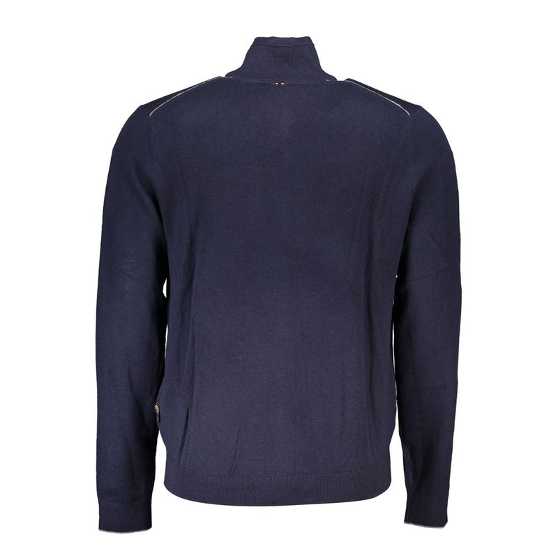 Napapijri Blue Fabric Sweater - Stylish and Comfortable