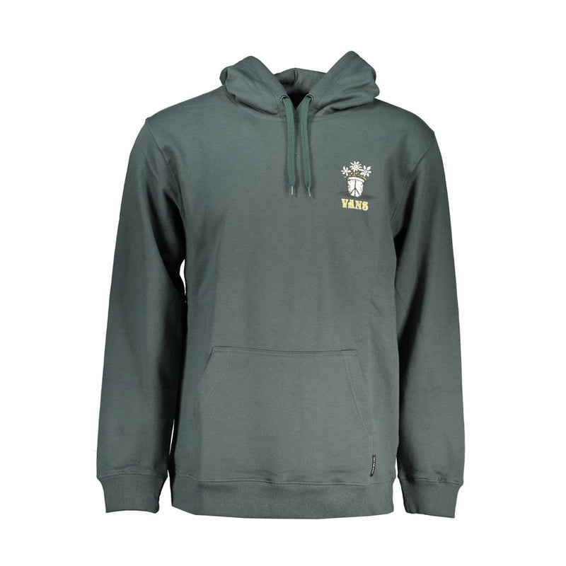 Vans groene katoenen herensweater
