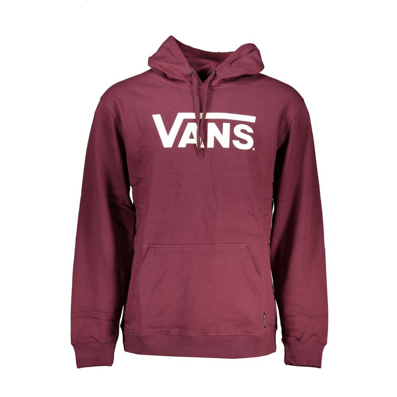 Vans Rode Katoenen Heren Sweater met Kap