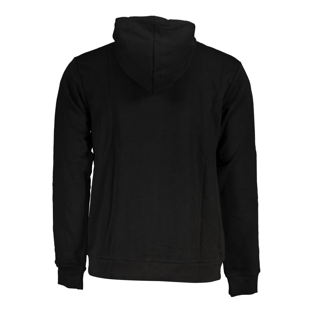 Sweat à capuche en coton noir pour homme Fila