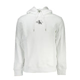 Pull homme en coton blanc à capuche Calvin Klein