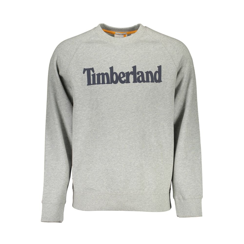 Sweatshirt en coton gris Timberland pour homme