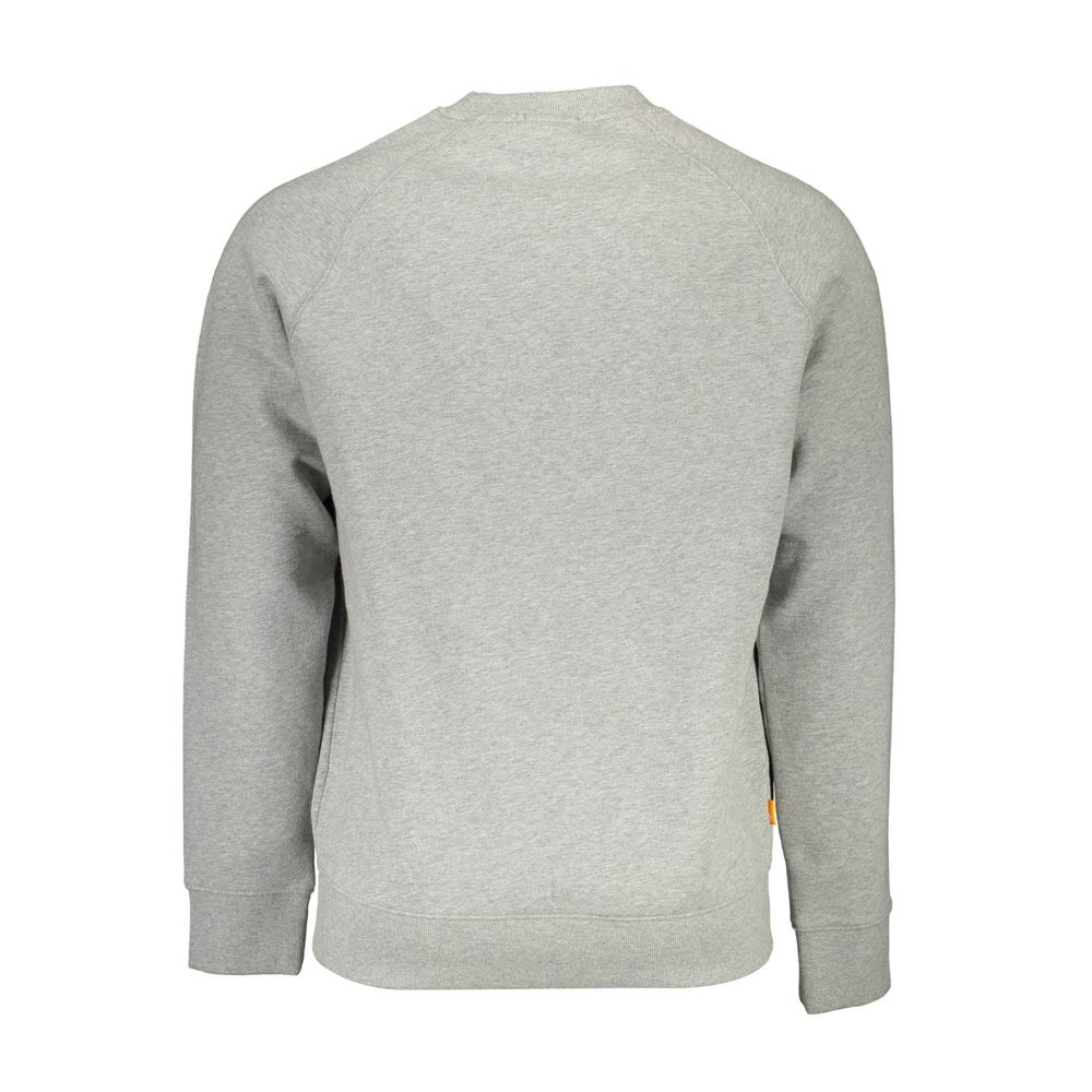 Sweatshirt en coton gris Timberland pour homme