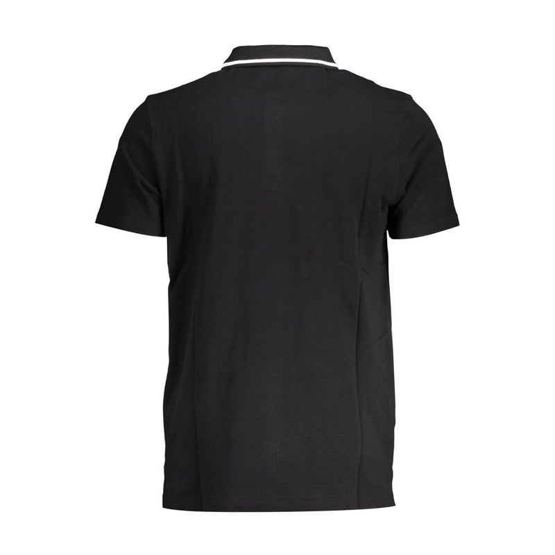 Fila Poloshirt van katoen in het zwart