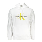 Pull en coton blanc Calvin Klein pour homme
