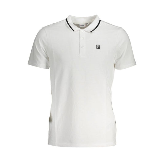 Fila wit katoenen poloshirt