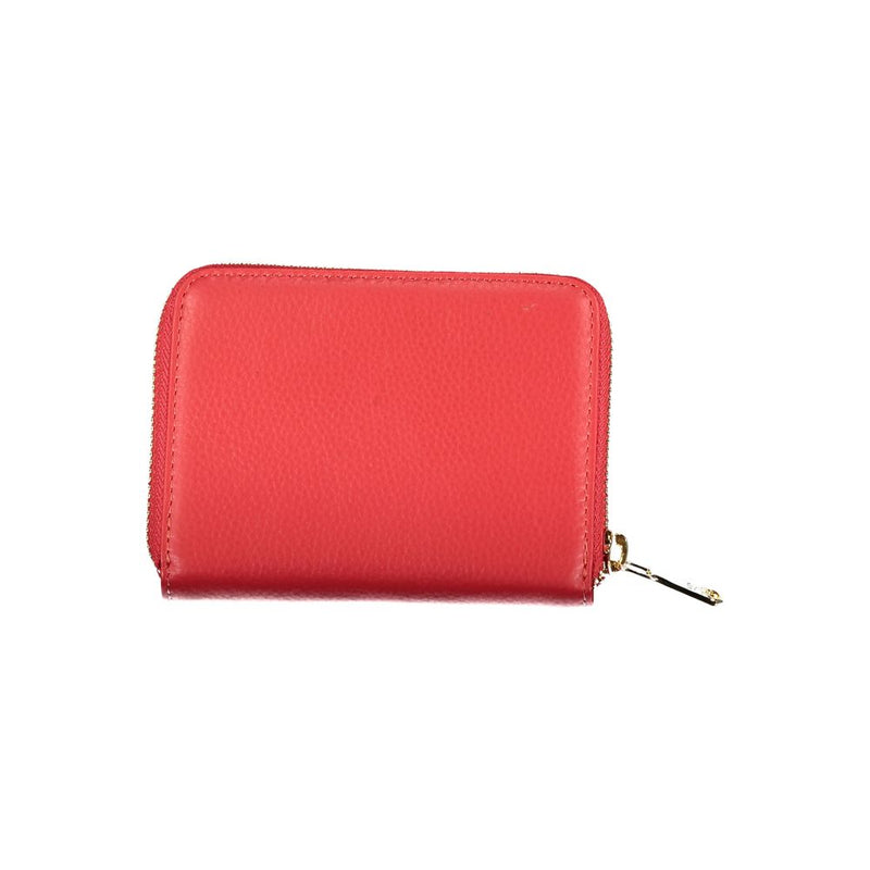 Portefeuille en Polyéthylène Rouge Patrizia Pepe - Élégance et Fonctionnalité