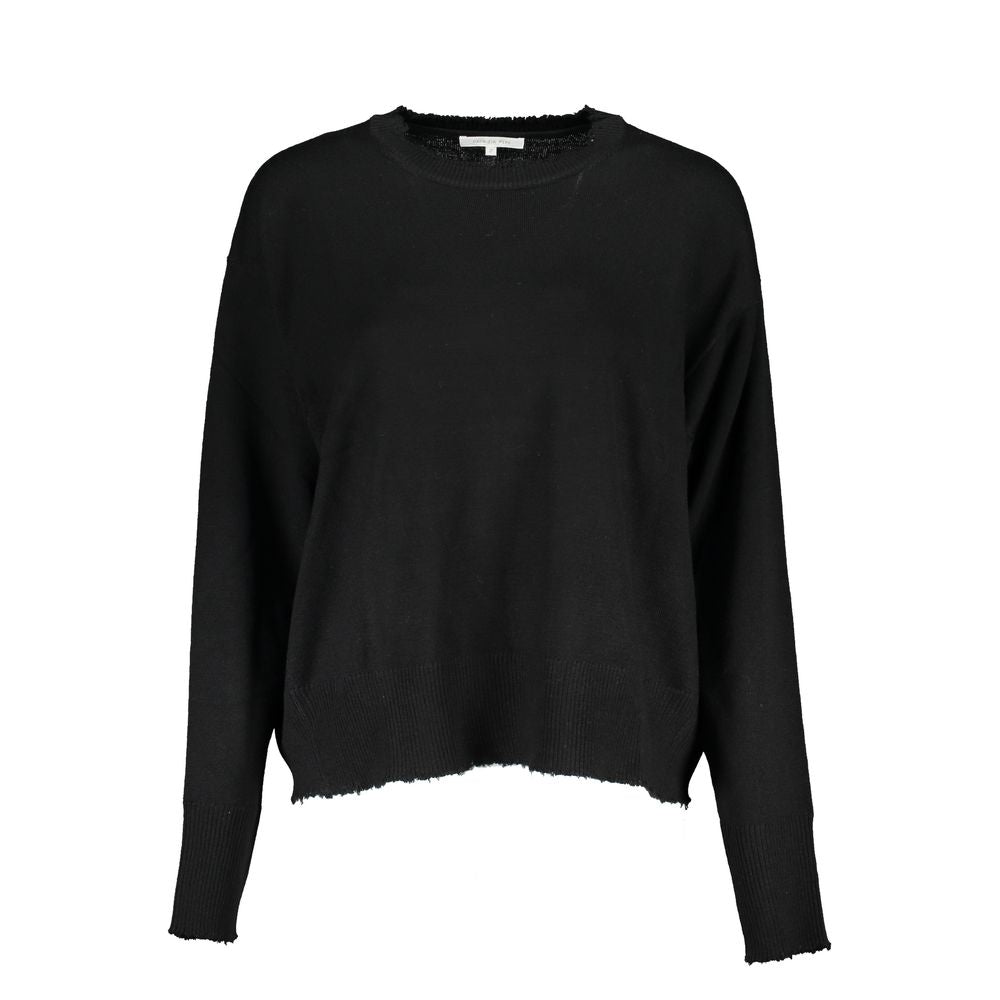 Patrizia Pepe Pull Noir en Tissu - Élégance et Confort