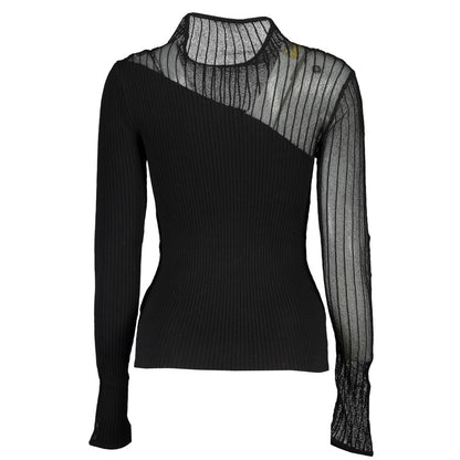 Pull en polyester noir Patrizia Pepe