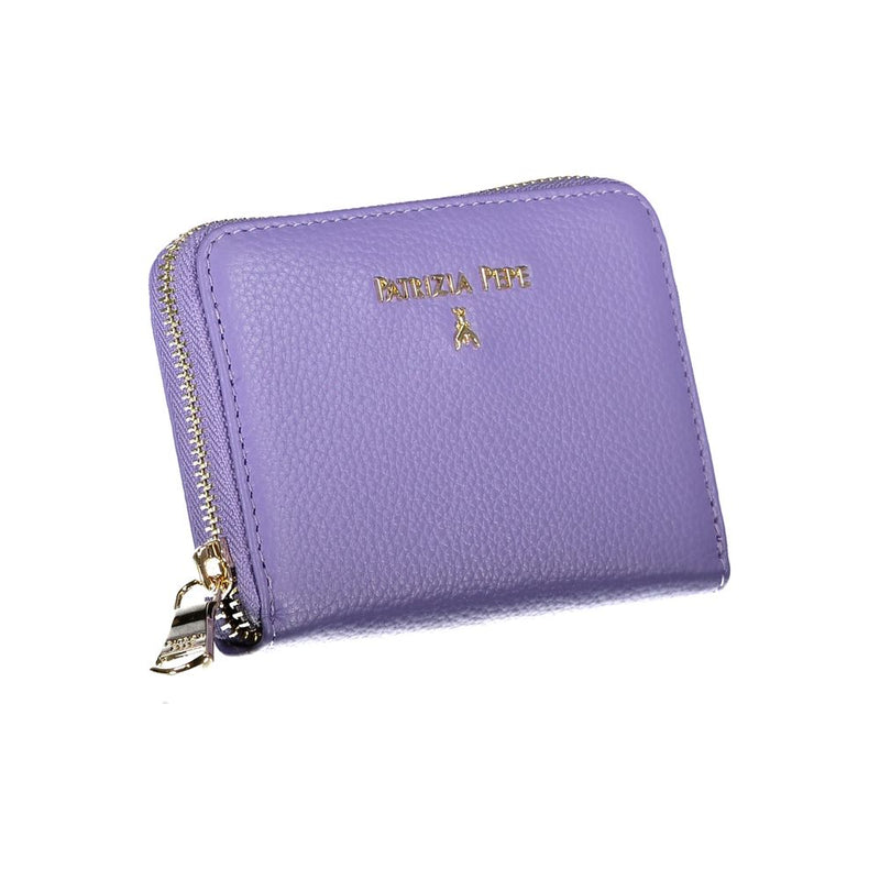 Portefeuille en Polyéthylène Violet Patrizia Pepe - Élégant et Pratique