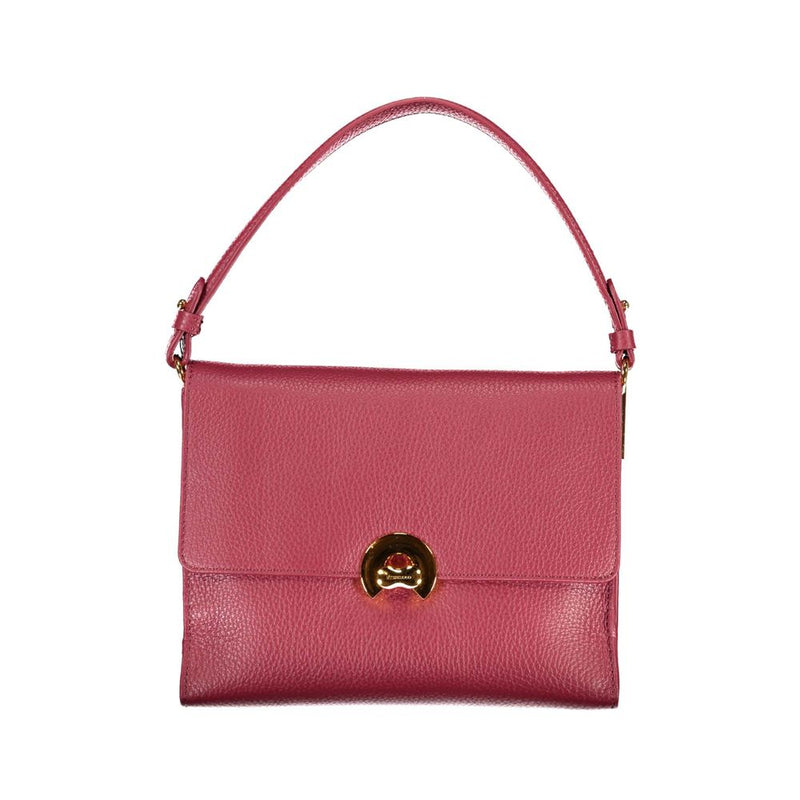 Coccinelle Red Leather Handbag - Élégante et Polyvalente