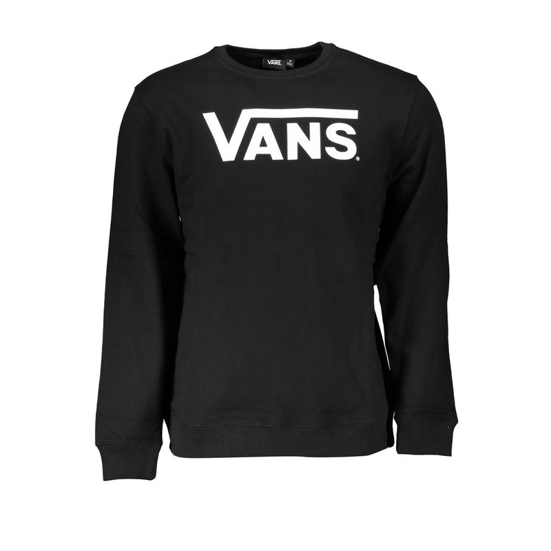 Vans Black Cotton Men Sweater - Casual Streetwear Essential