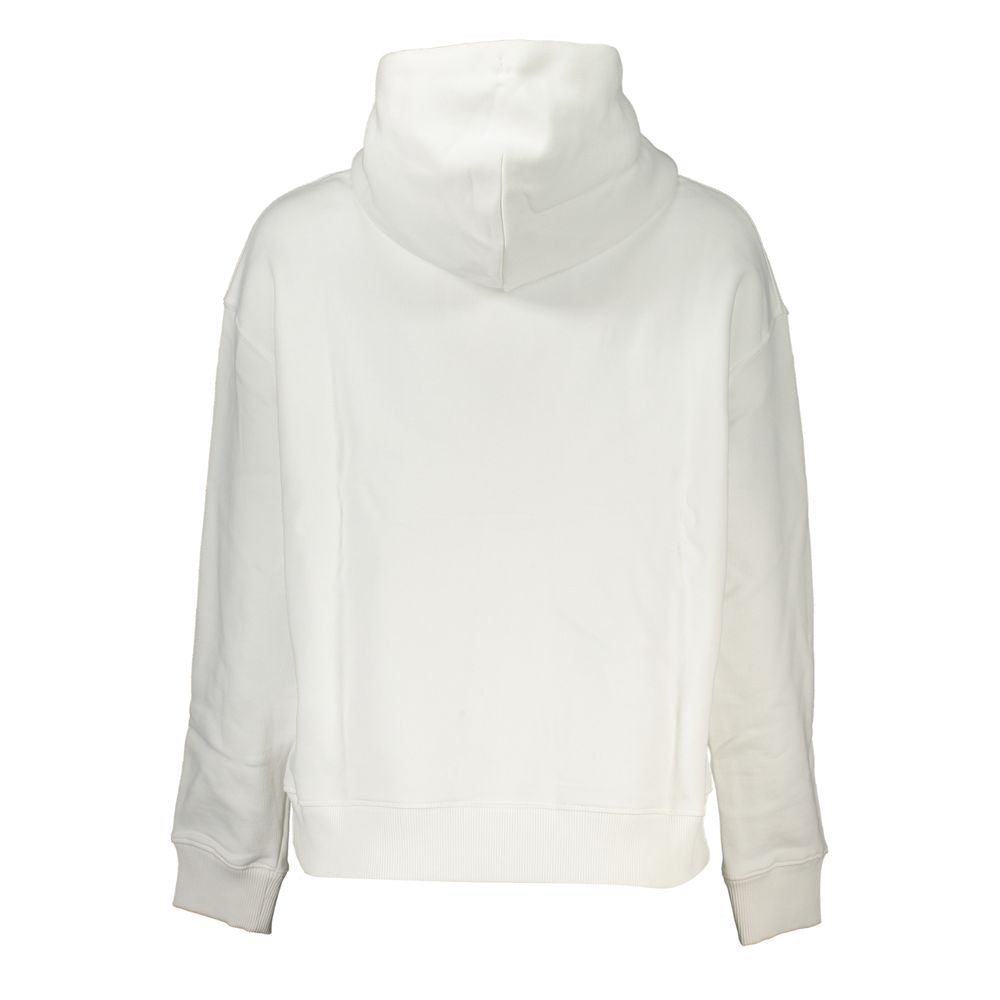 Tommy Hilfiger Sweatshirt Femme Blanc en Coton - Style Iconique