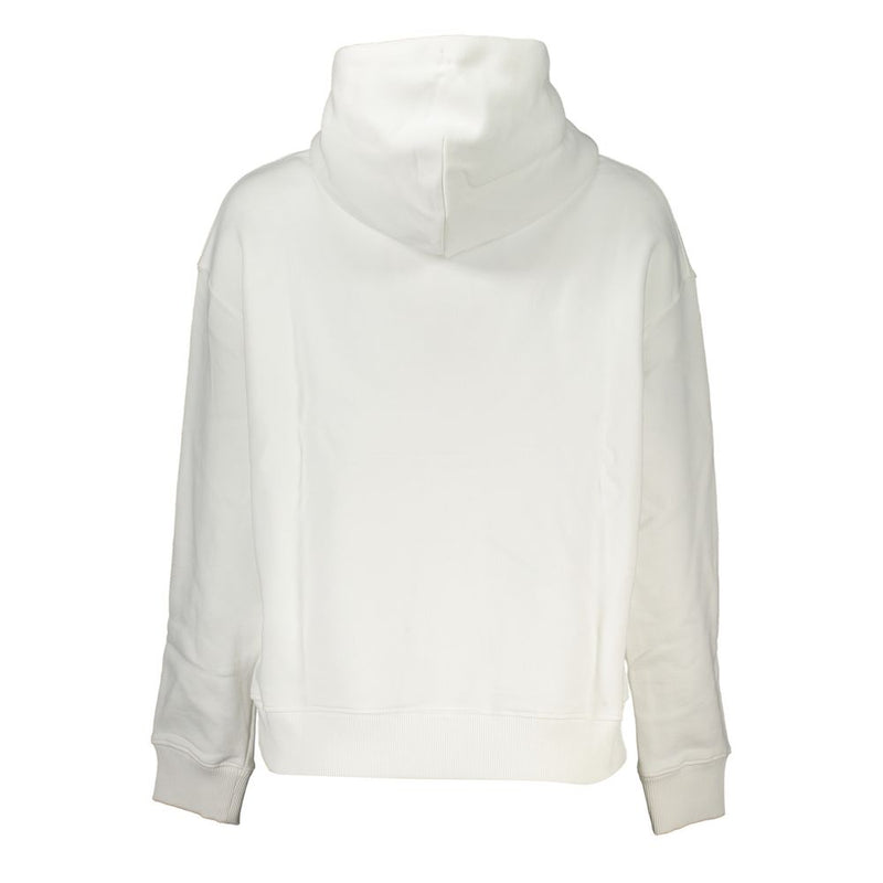 Tommy Hilfiger Sweatshirt Femme Blanc en Coton - Style Iconique