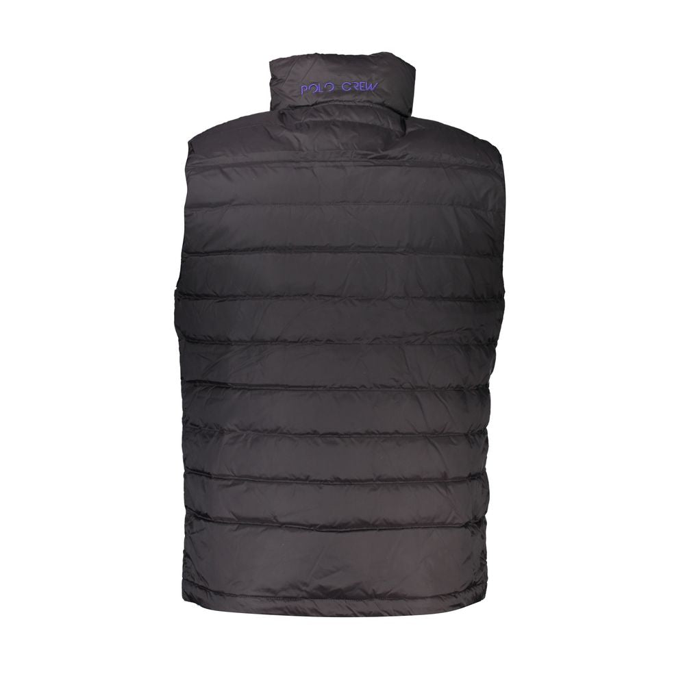 La Martina Black Polyamide Men's Jacket - Sleek & Stylish