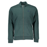 La Martina Green Cotton Men Sweater - Stylish Comfort