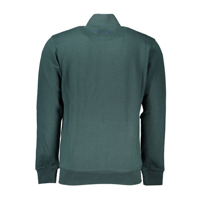 La Martina Green Cotton Men Sweater