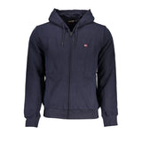 Sweat à capuche Napapijri bleu en coton pour homme