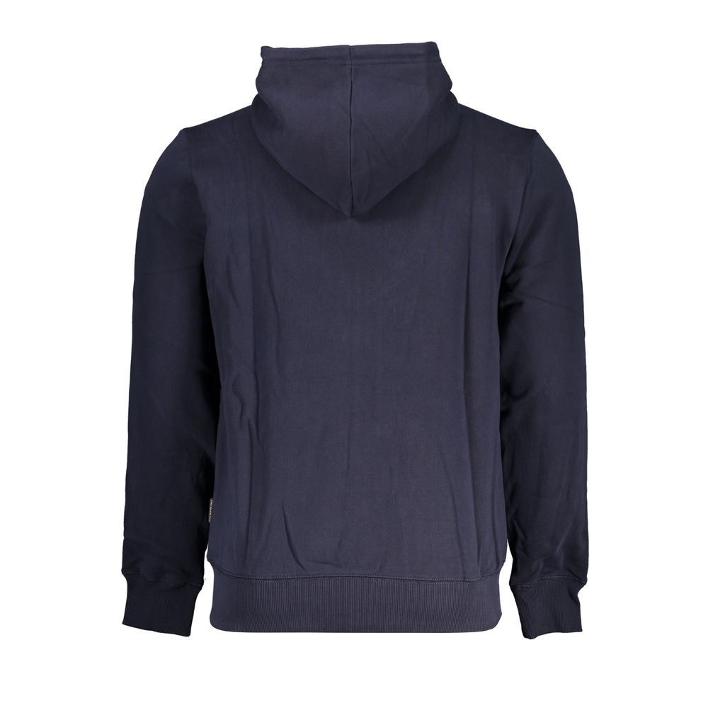 Sweat à capuche Napapijri bleu en coton pour homme
