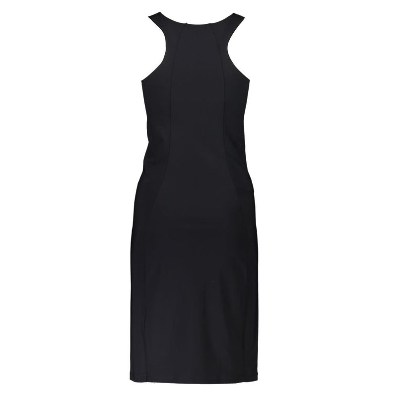 Patrizia Pepe Robe Élastane Noire - Design Élégant Sans Manches