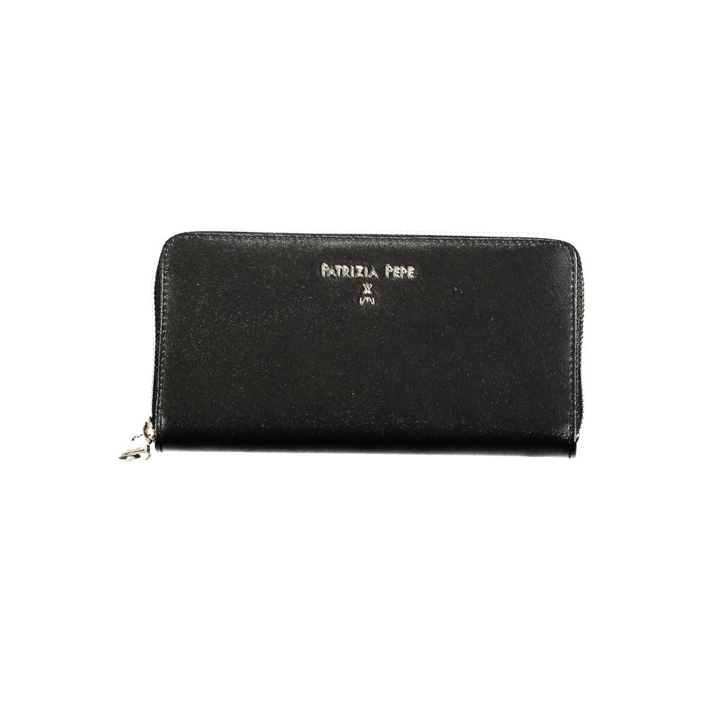 Portefeuille en Cuir Noir Patrizia Pepe - Élégance et Fonctionnalité