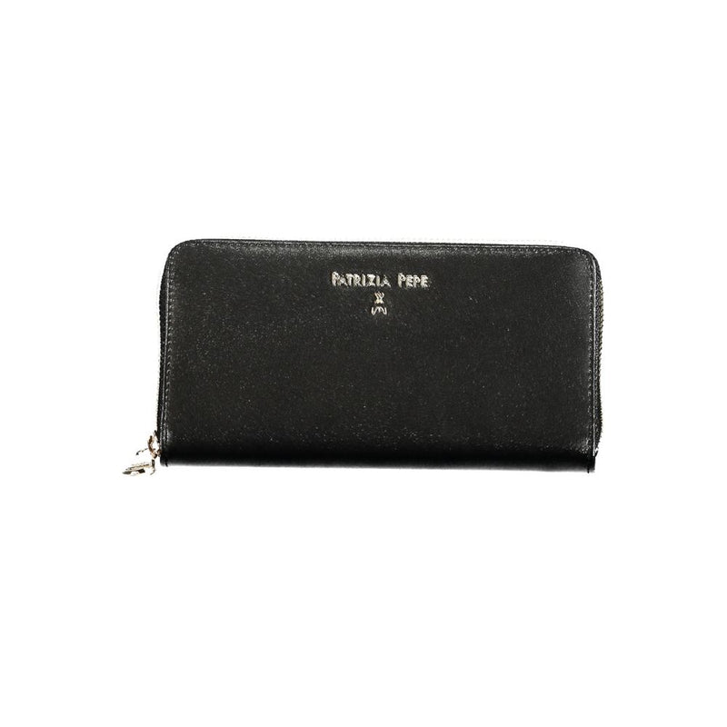 Portefeuille en Cuir Noir Patrizia Pepe - Élégance et Fonctionnalité