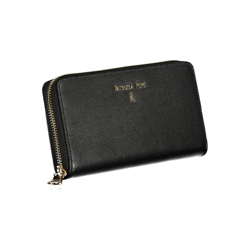 Portefeuille en Cuir Noir Patrizia Pepe - Élégance et Fonctionnalité
