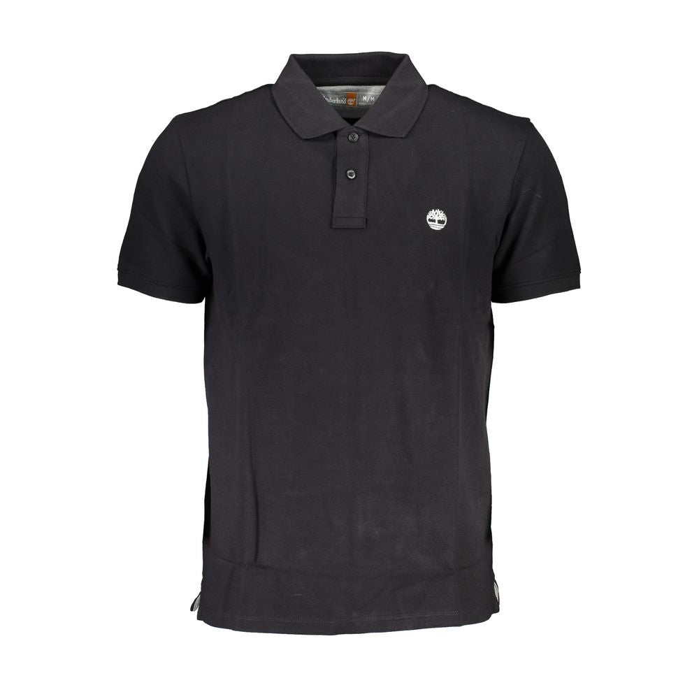 Polo Shirt en Coton Noir Timberland - Confort et Élégance