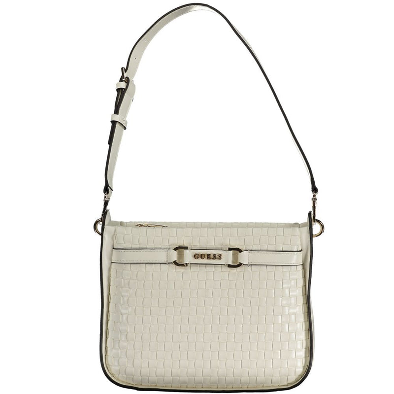 Guess Jeans Majka Bag - Élégant Sac Blanc pour Femme