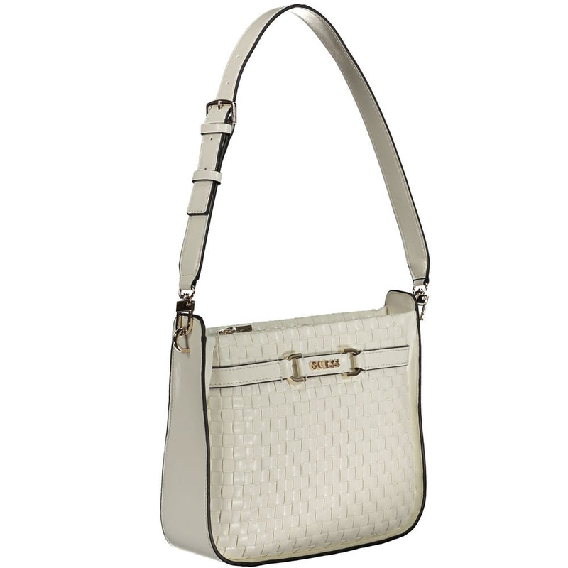Guess Jeans Majka Bag - Élégant Sac Blanc pour Femme