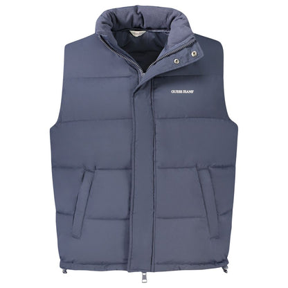 Veste homme en polyester bleu Guess Jeans