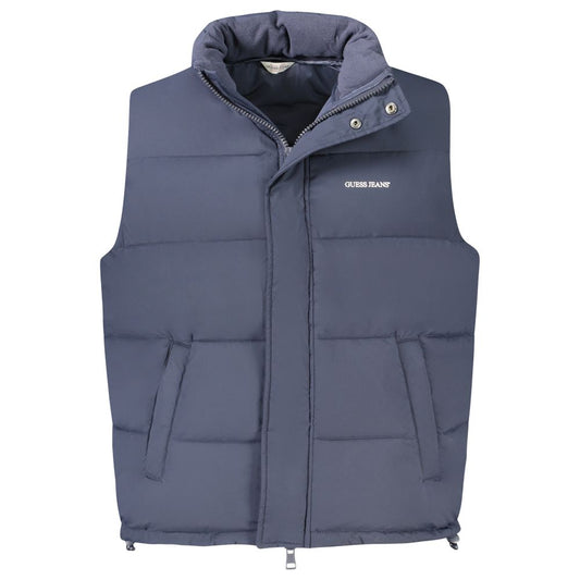 Veste homme en polyester bleu Guess Jeans