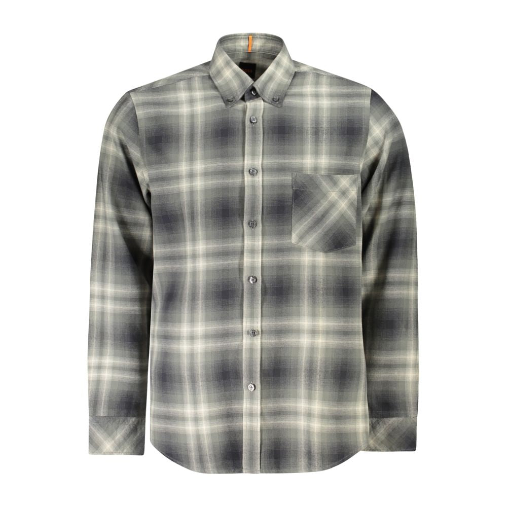 Chemise en coton Hugo Boss Green