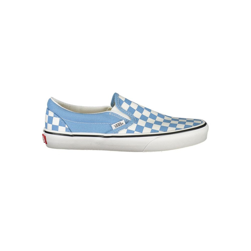 Vans Blue Polyester Sneaker - Classic Slip-On Style