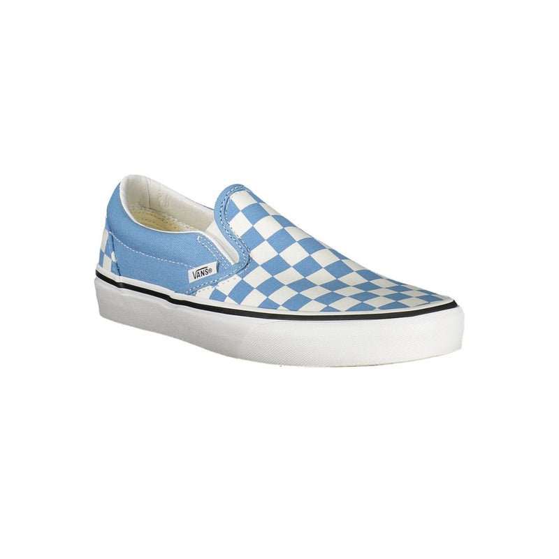 Vans Blue Polyester Sneaker - Classic Slip-On Style