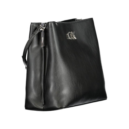 Sac à main en polyester noir Calvin Klein