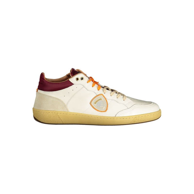 Blauer White Polyester Sneaker - Confort et Style au Quotidien