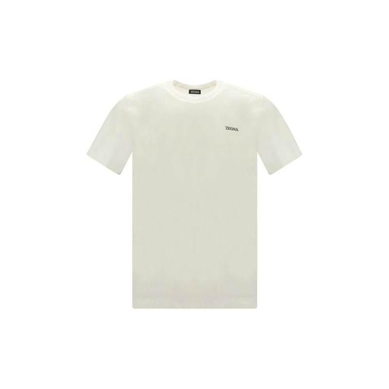 ZEGNA Wit Katoenen T-shirt