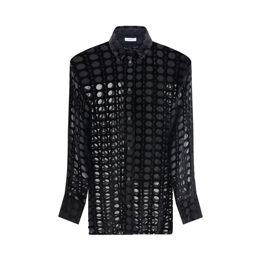 Chemise en velours dévoré de Ferragamo