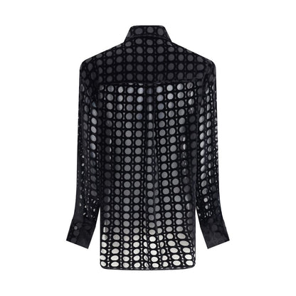 Chemise en velours dévoré de Ferragamo