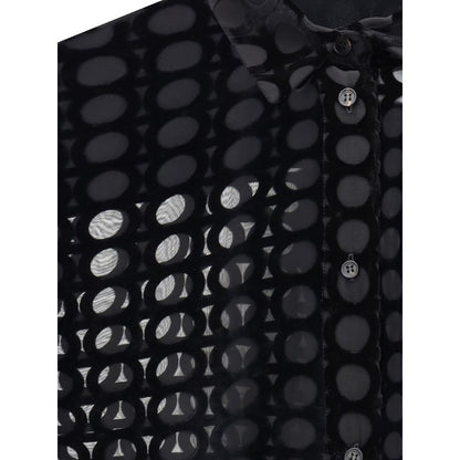 Chemise en velours dévoré de Ferragamo