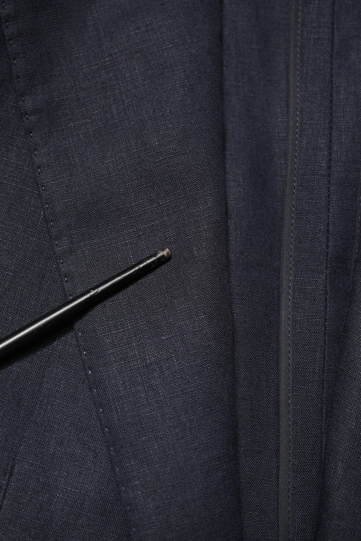 Blazer de costume pour homme à simple boutonnage bleu foncé de Dolce &amp; Gabbana