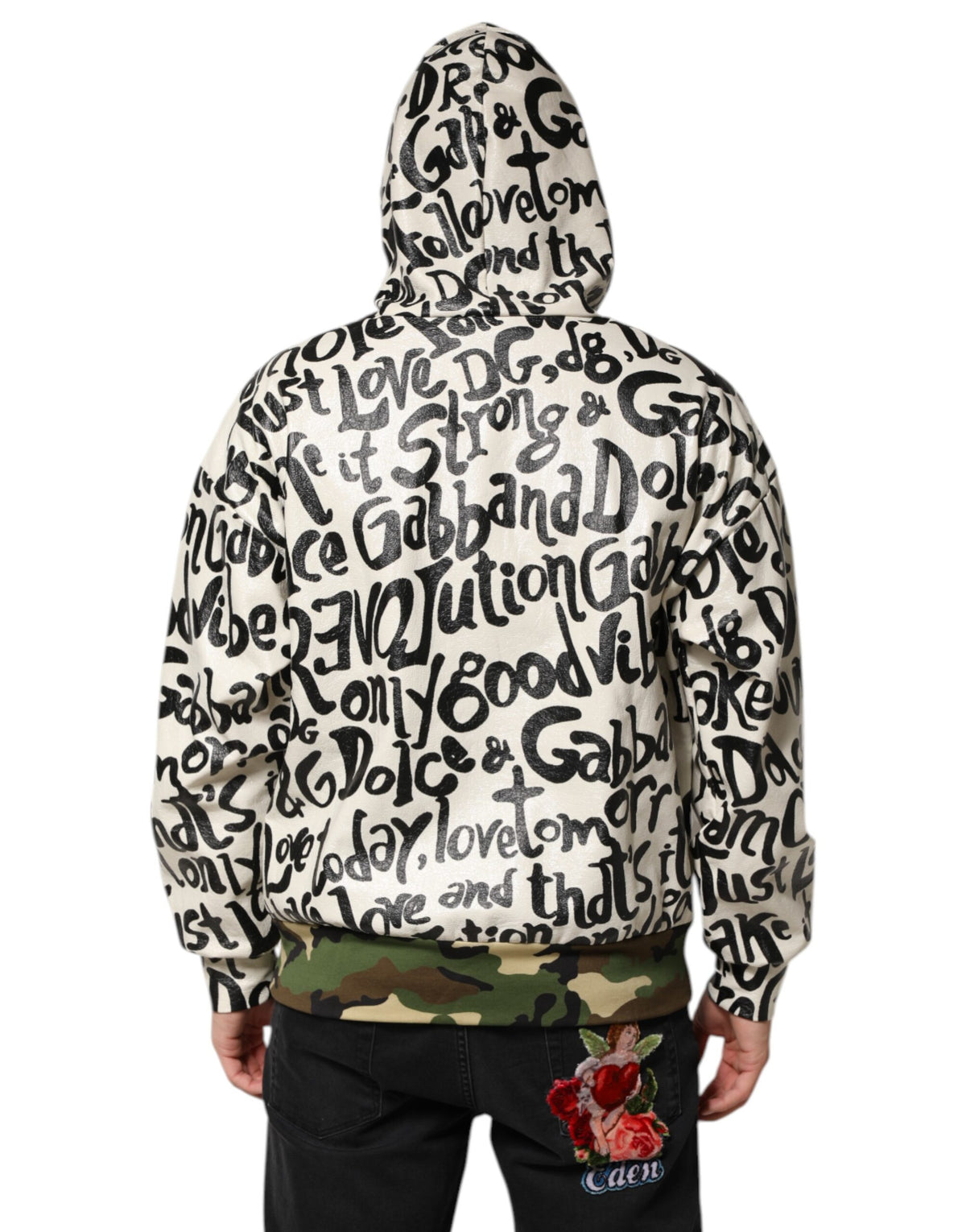 Sweat à capuche DGMania multicolore de Dolce &amp; Gabbana