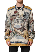 Bomber Jacket pour Homme à Motifs Italiens Multicolores de Dolce & Gabbana