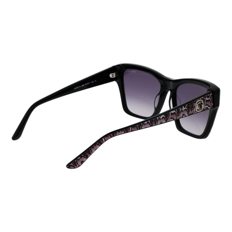 Guess Black Square Sunglasses for Women - Stylish UV Protection