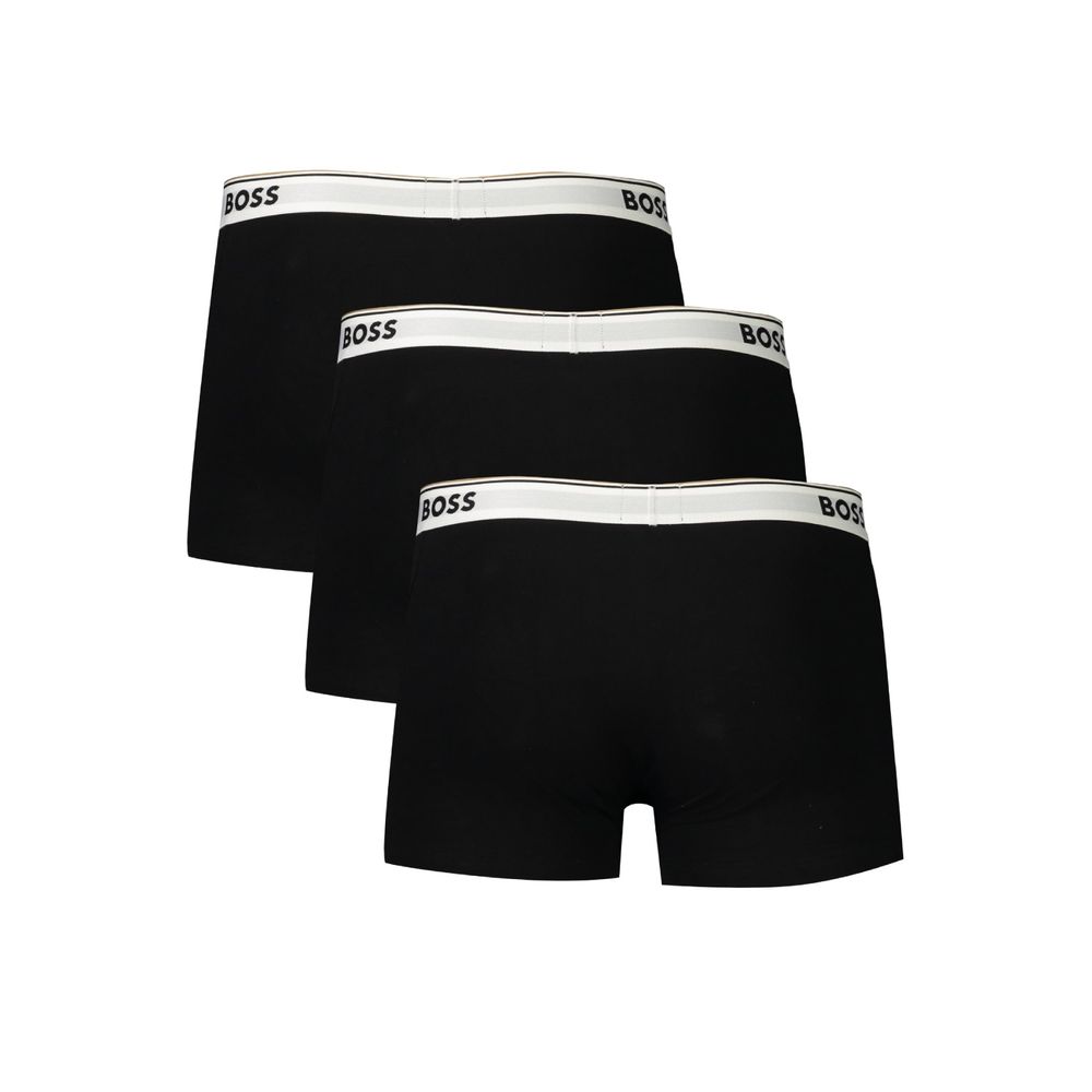Hugo Boss Black Cotton Men Boxer Short - Triple Pack