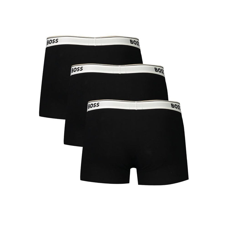 Hugo Boss Black Cotton Men Boxer Short - Triple Pack